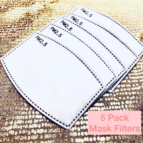 Accessories - PM2.5 Filters (5) Replacements for Face Masks